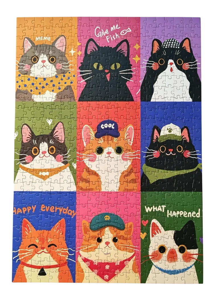Dull Cats Puzzle 500 Pieces Bl
