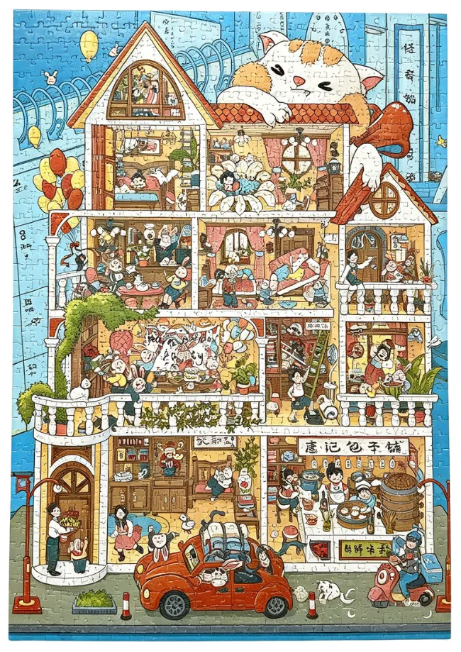 Eleven Tenants Puzzle 1000 pie