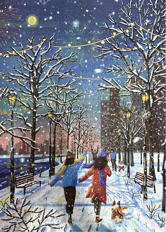 Warm Winter Puzzle 1000 piece 