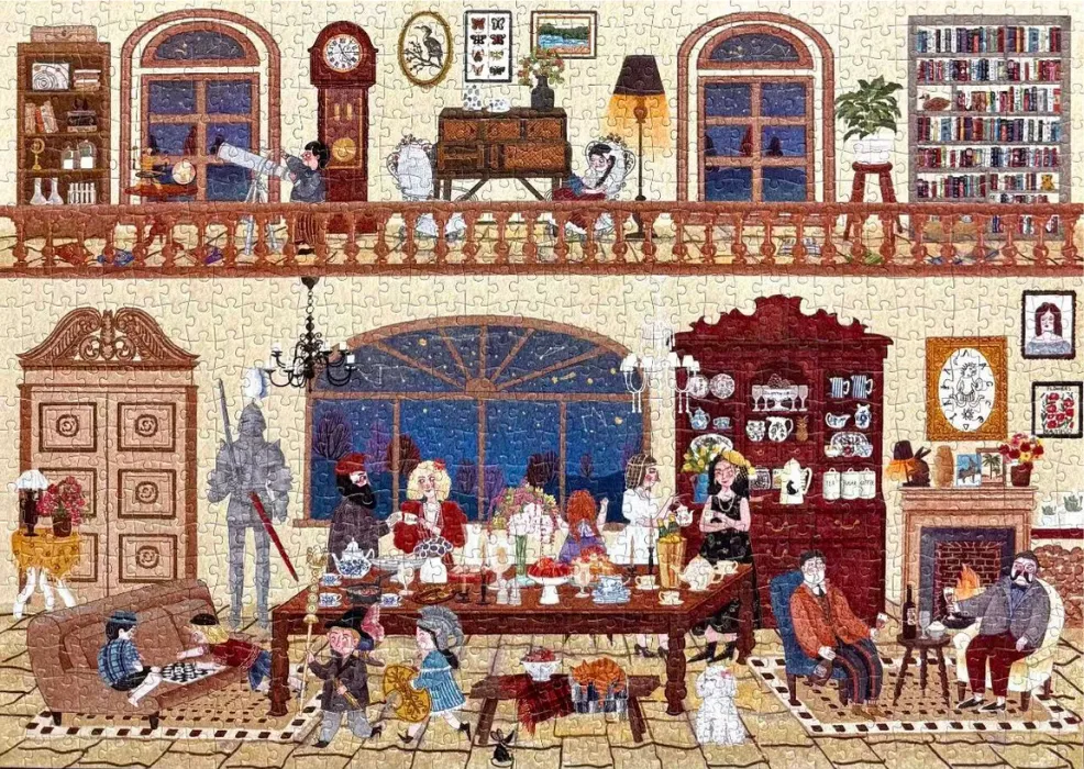 Castle Tea Party Puzzle 1000 p