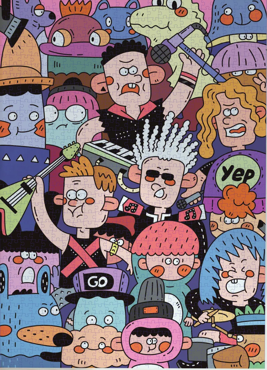 Heavy Metal Band Puzzle 1000 p