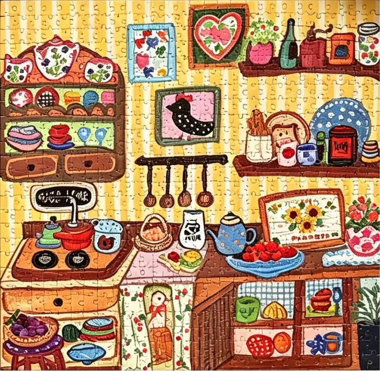 Cute Kitchen Puzzle 1000 piece