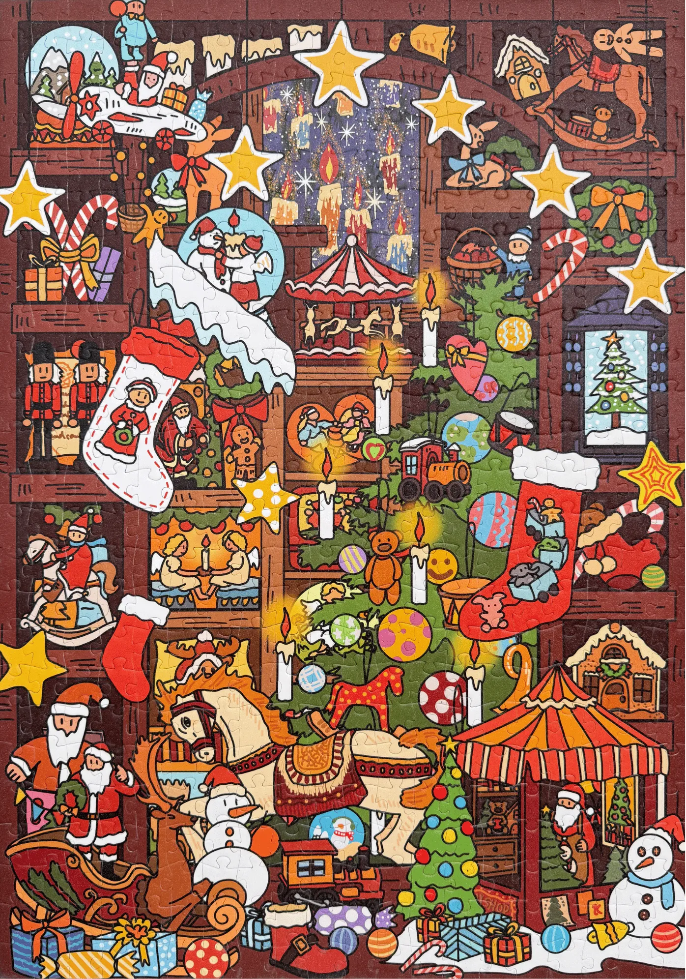 Christmas display window Puzzl