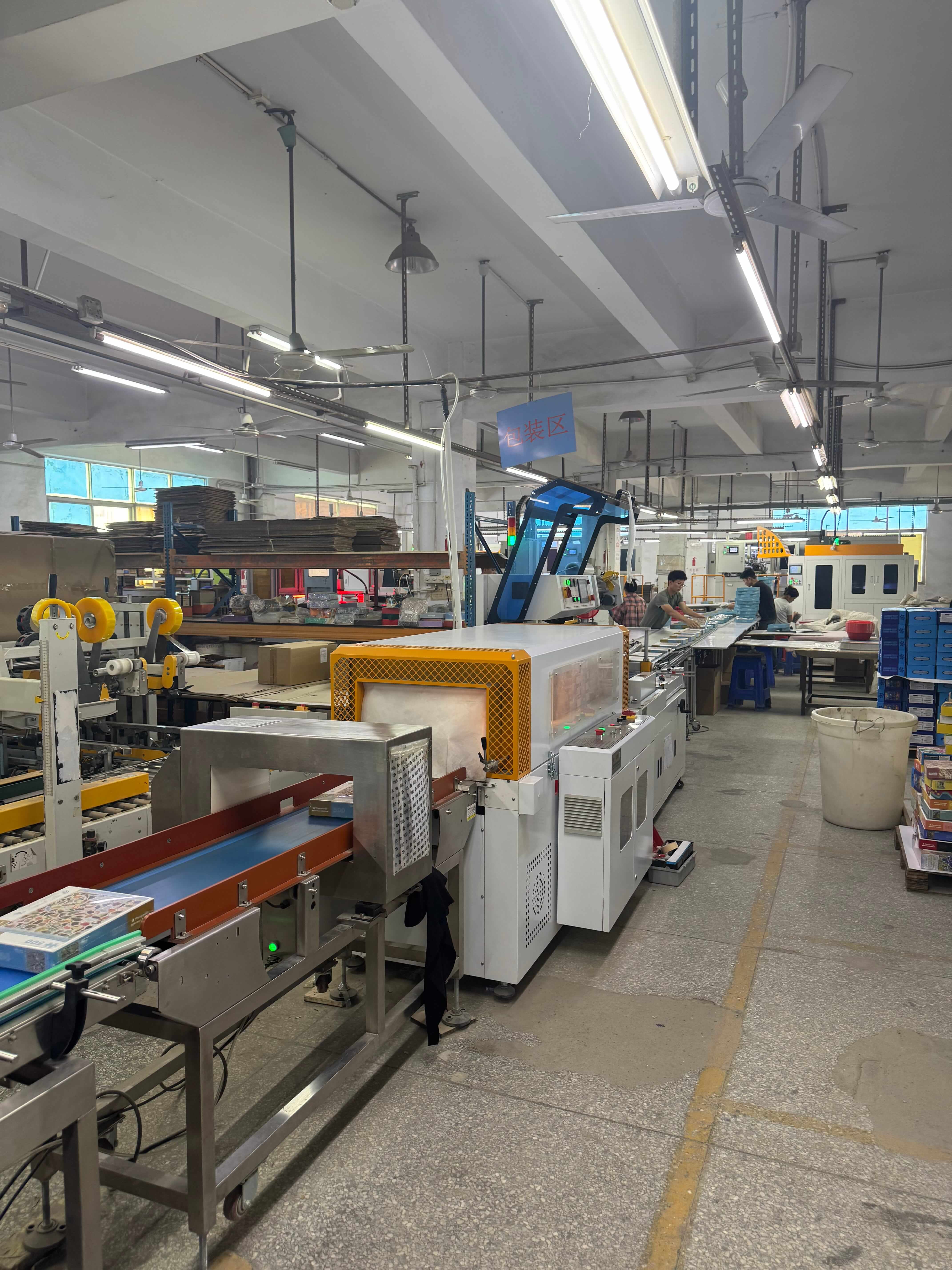 Automated packaging system - quality puzzle packaging process