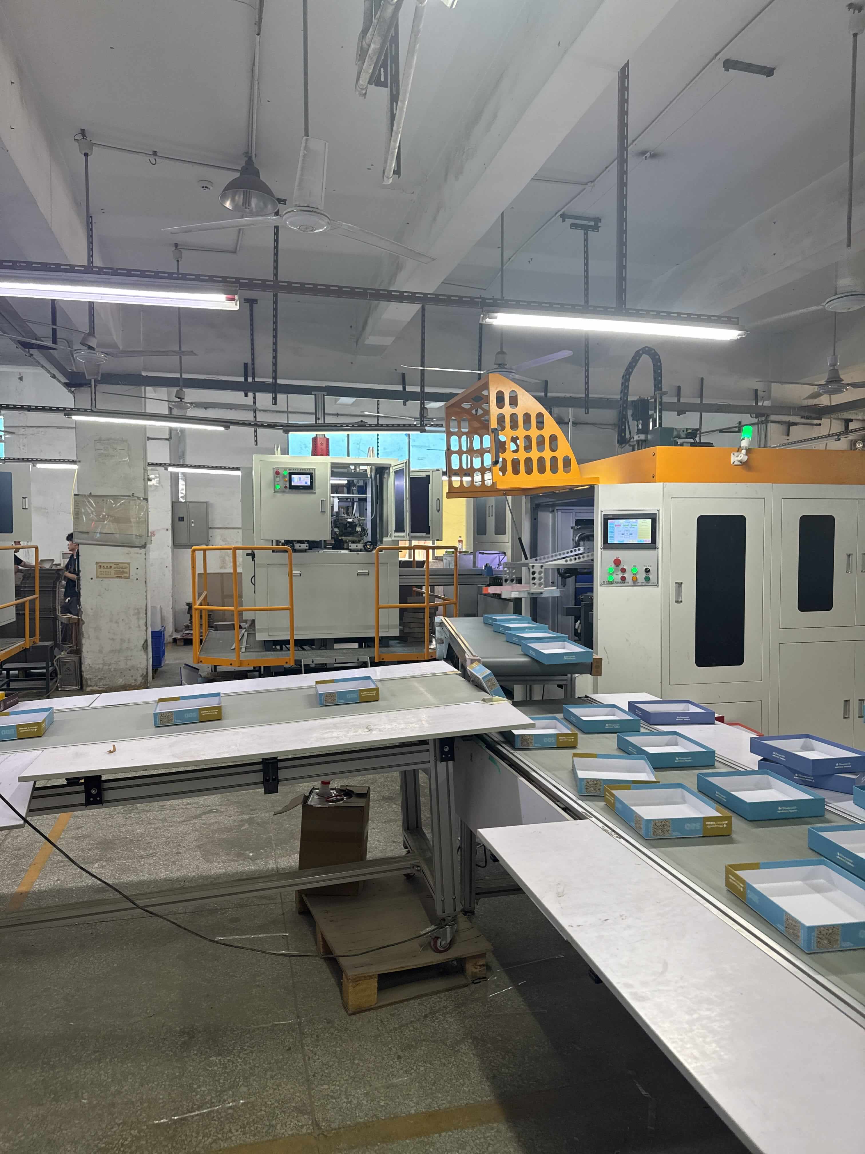 Automated production line - modern puzzle manufacturing process