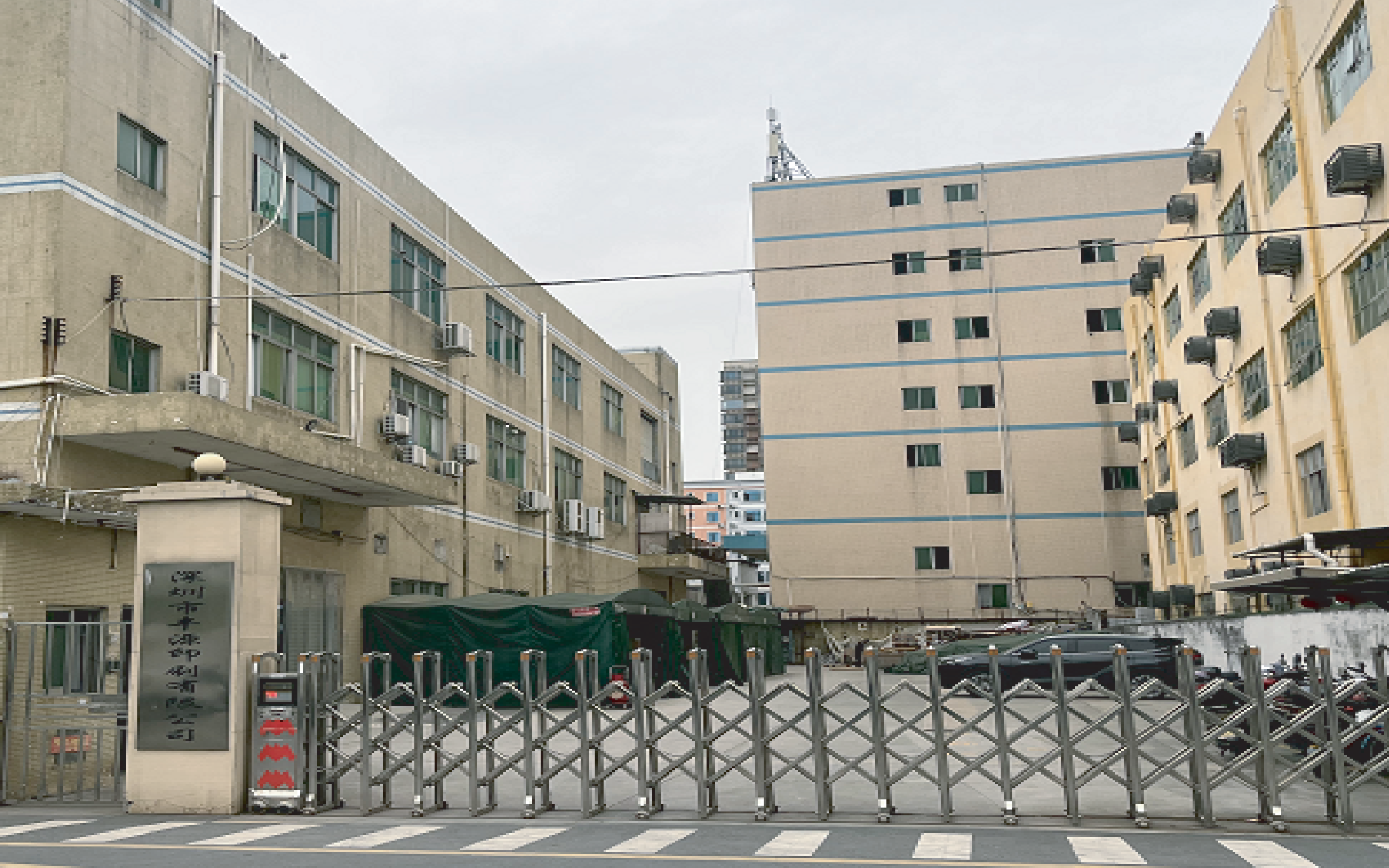 1PO.COM factory exterior - 5000 square meter manufacturing facility in Shenzhen