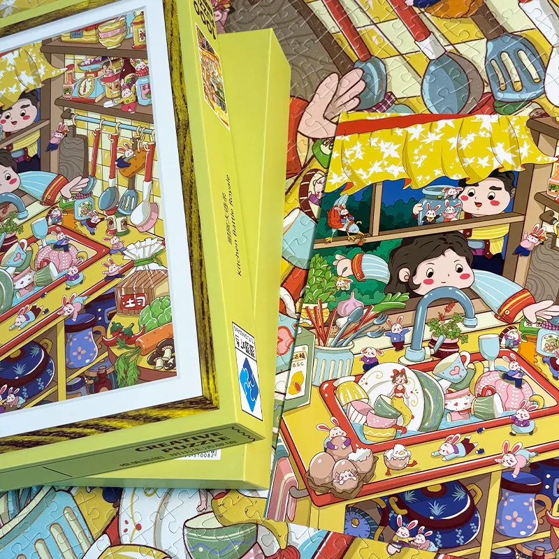 Kitchen Escape Puzzle Blue Car