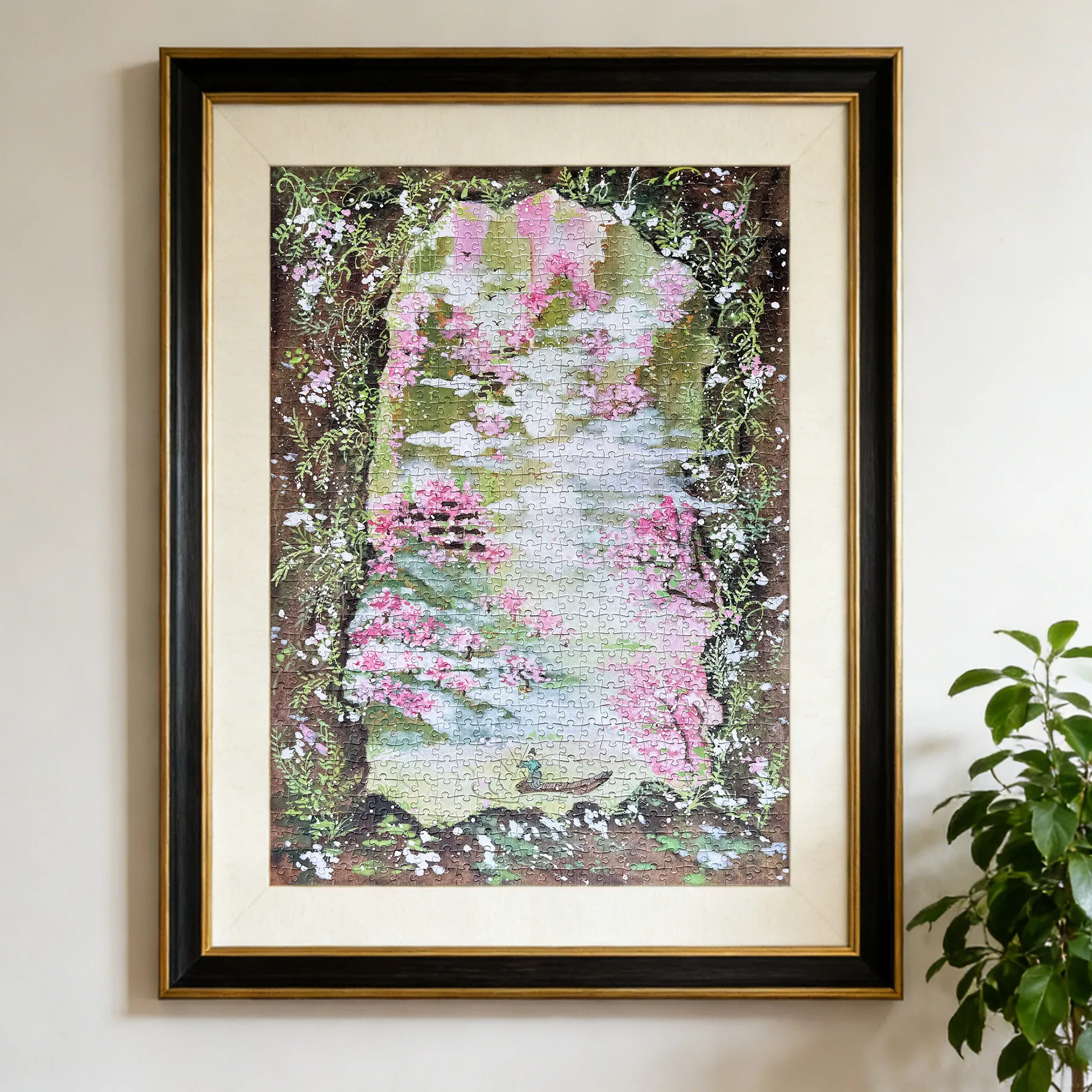 A 1000-piece Blue Card Jigsaw 