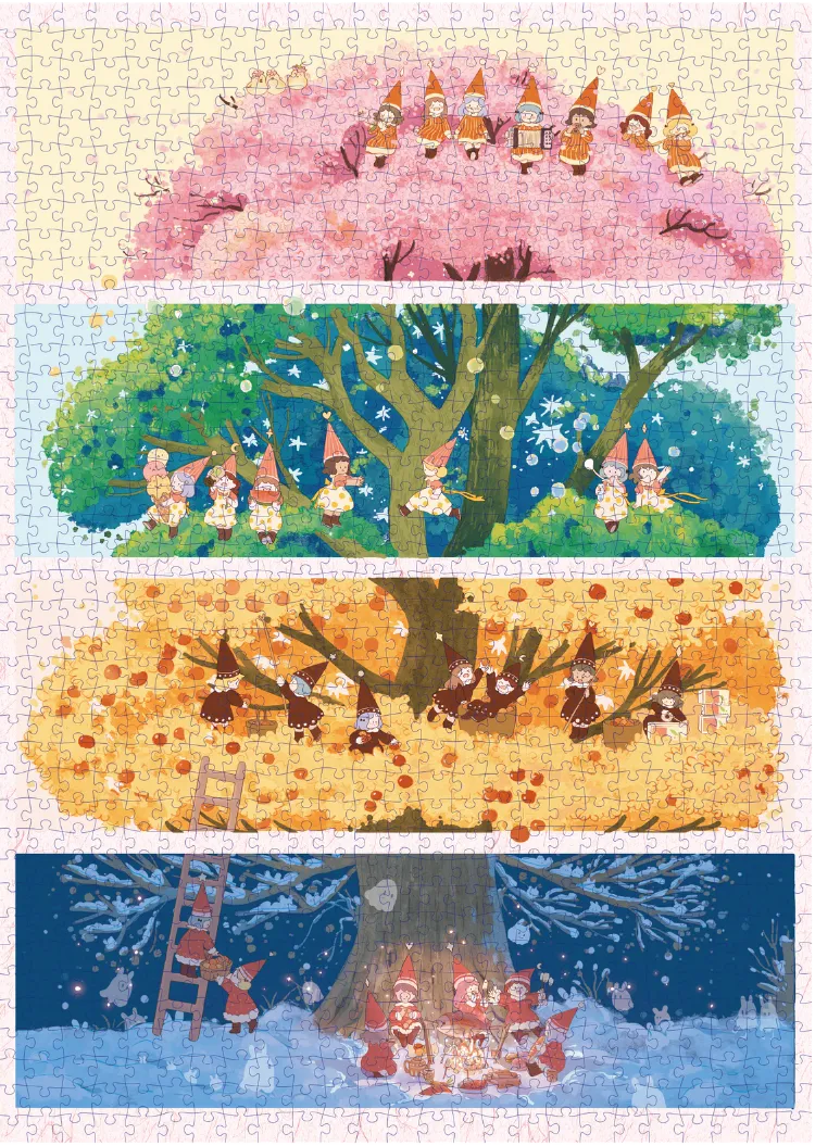 Tree of the Four Season Puzzle