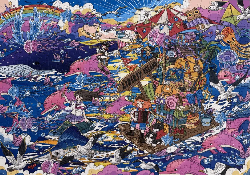 The girl's escape - sail to Li
